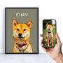 Pet Portrait Watercolour, Personalised Pet Gift, thumbnail 2 of 12