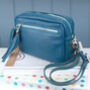 Personalised Leather Crossbody Bag With Patterned Strap, thumbnail 10 of 12