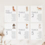 Wedding Seating Plan Cards Dogs, thumbnail 4 of 10