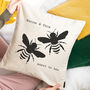 Meant To Bee Personalised Cushion, thumbnail 1 of 2