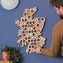 Personalised Scotland Beer Cap Collector Map Art, thumbnail 1 of 6