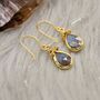 Labradorite Cute Dangle Silver Earrings, thumbnail 5 of 8