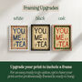 You, Me And A Cup Of Tea Print, thumbnail 4 of 12