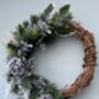 Christmas Silver Door Wreath, thumbnail 3 of 3