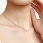 Sterling Silver Minimalist Bead Motif Necklace Various Lengths, thumbnail 6 of 12