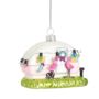 Pink Flamingo Caravan Bauble, thumbnail 2 of 3