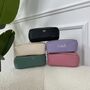 Personalised Small Saffiano Leather Zip Around Makeup Case, thumbnail 4 of 5