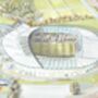 Hull City Fc Kcom Stadium Art Print, thumbnail 2 of 3