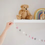 Handmade Multicoloured Felt Ball Garland, thumbnail 6 of 10