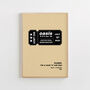 Personalised Oasis 'Live 25 Tour Retro Ticket Print, thumbnail 10 of 11