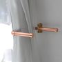 Set Of Industrial Copper Curtain Tie Backs, thumbnail 1 of 4
