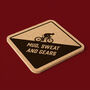 Square Cork Coaster 'Mud Sweat And Gears' | Homeware | Tableware | Cycling | Cyclist | Bike Rider Gift, thumbnail 1 of 2