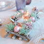 Pink Glitter Christmas Candle Centrepiece, thumbnail 5 of 6