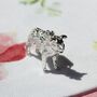 Border Collie Charm Sterling Silver, thumbnail 1 of 7