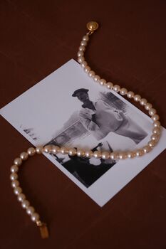 Vintage 1960s Classic Faux Pearl Necklace, 6 of 6