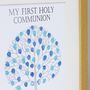 Personalised First Holy Communion Fingerprint Tree, thumbnail 7 of 8