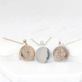 Personalised 90th Birthday Farthing Necklace, 3 of 8