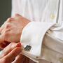 Sterling Silver Personalised Initial Cufflinks, thumbnail 4 of 12