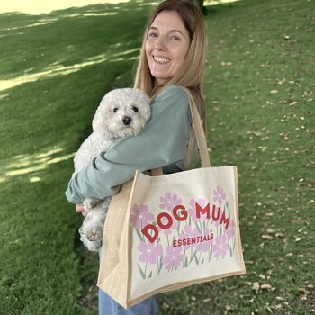 Personalised Dog Mum Essentials Tote Bag, 12 of 12