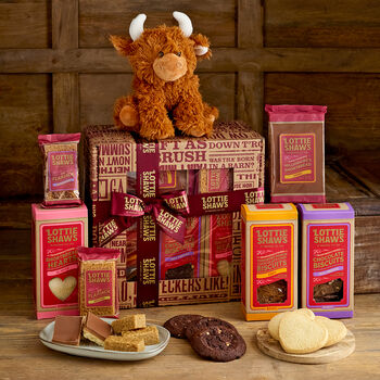 Baked Treats Hamper With Highland Cow Soft Toy, 2 of 10