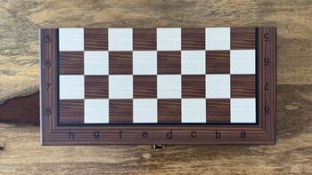 Wooden Chess Board, Foldable Magnet Base Chess, 8 of 8
