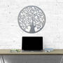 Mystery Tree Of Life Round Wooden Wall Elegance, thumbnail 6 of 12