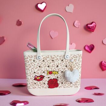 Customised Valentine’s Day Leopard Print Tote Bag Gift Bundle, 2 of 12