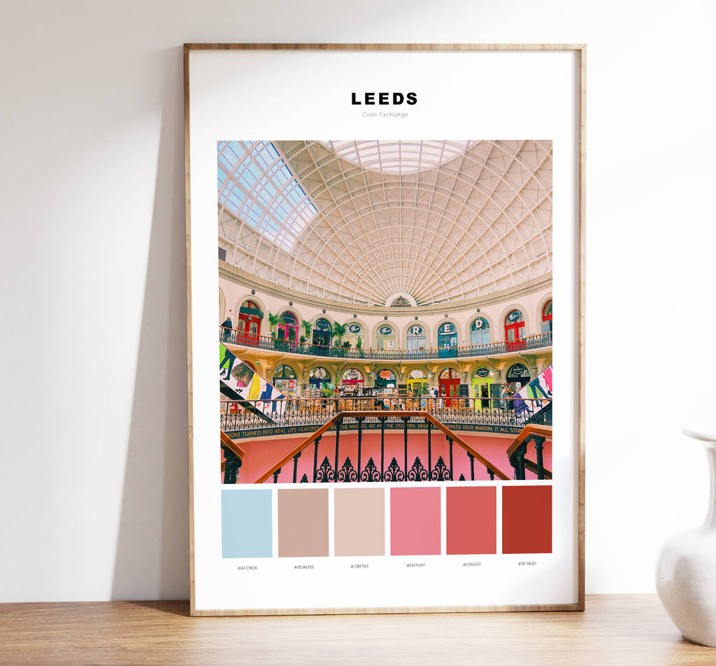 Leeds Corn Exchange, Colour Palette Print, 1 of 4