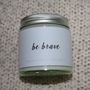 Personalised Be Brave Secret Message Scented Candle, thumbnail 2 of 4