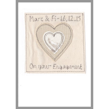 Personalised Hearts Engagement Card, 8 of 12