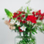 Fresh Flower Christmas Posy And Tealights, thumbnail 5 of 5