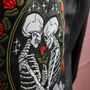 Skeleton Couple Rose Arch, thumbnail 3 of 10