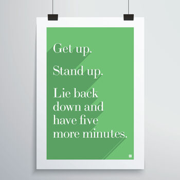 Get Up Stand Up Print, 9 of 12