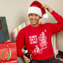 Oh What Fun It Is To Ride Bicycle Christmas Jumper, thumbnail 2 of 7