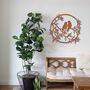 Round Birds On Branch Metal Wall Art, Home Decor, thumbnail 9 of 12