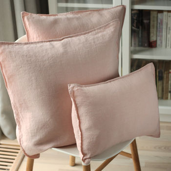 Stone Washed Linen Decorative Cushion Covers, 12 of 12