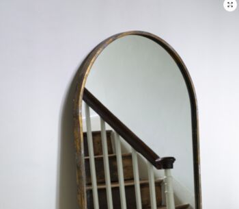 Large Simple Arch Floor Mirror, 2 of 3