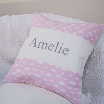 Cloud Name Cushion Baby Pink, 6 of 12