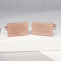 Personalised Initials And Date Cufflinks, thumbnail 2 of 2