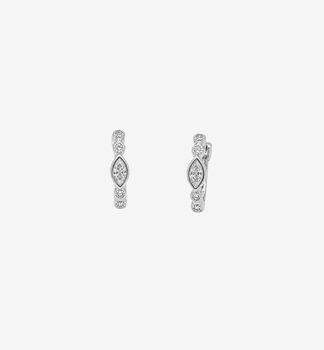 Enso Stone Huggie Hoop Earrings, 4 of 5