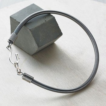 Recycled Bass Guitar String Bracelet, 10 of 12