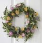 Spring Floral Faux Flower Wreath, thumbnail 2 of 3