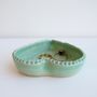 Handmade Turquoise Heart Ceramic Jewellery Dish, thumbnail 7 of 7