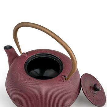 Cast Iron Teapot Sichuan 1000ml With Steel Filter, 8 of 11