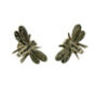 Sterling Silver Or Gold Vermeil Bee Studs, thumbnail 2 of 4