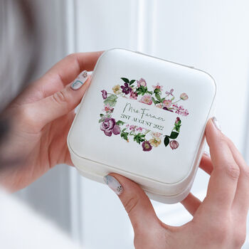 Tulips And Spring Flowers Floral Jewellery Box, 7 of 10