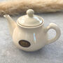 Cream Ceramic Vintage Style Teapot Country Kitchen, thumbnail 7 of 8