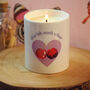 'Cherish Each Other' Cherry Candle, thumbnail 1 of 6