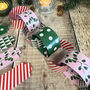 Christmas Paper Chains Trees, Mistletoe And Stripes Decoration, thumbnail 6 of 9