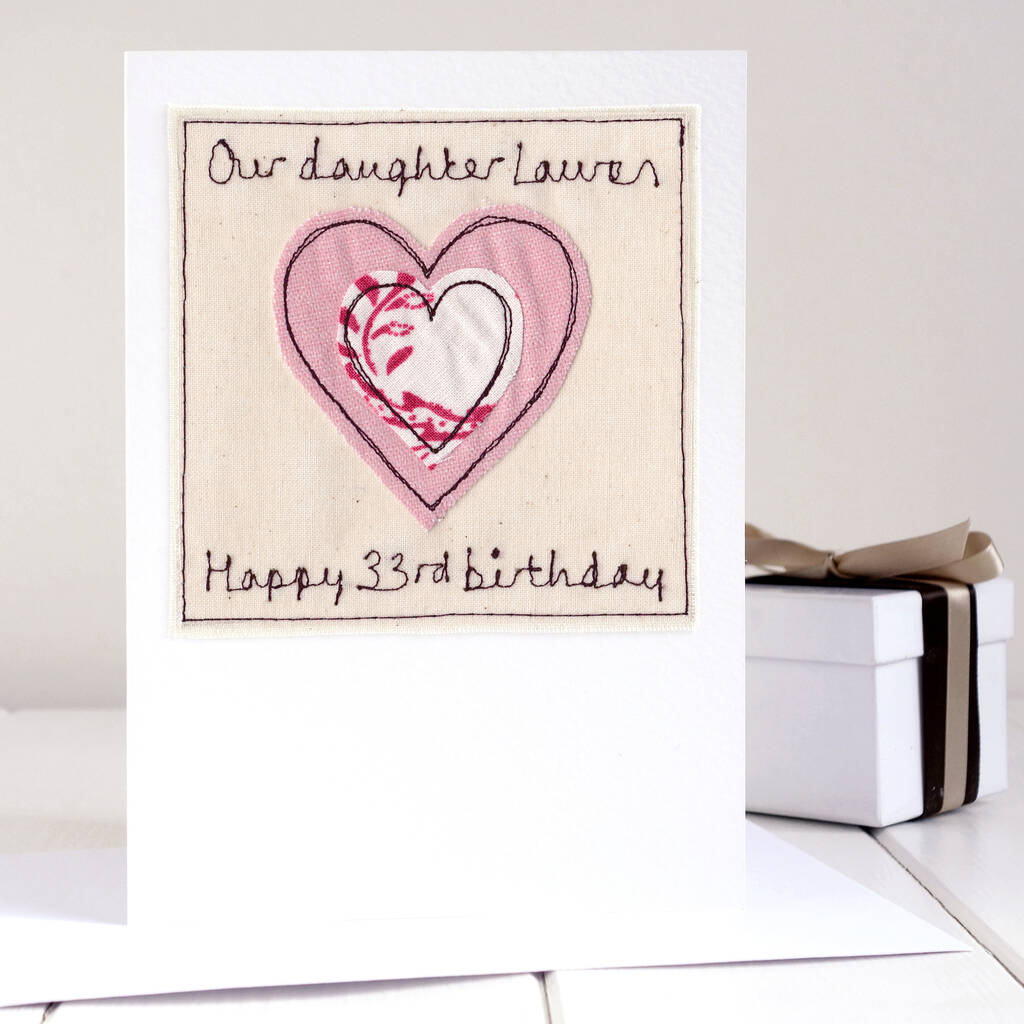 Personalised Heart Birthday Card, 1 of 12